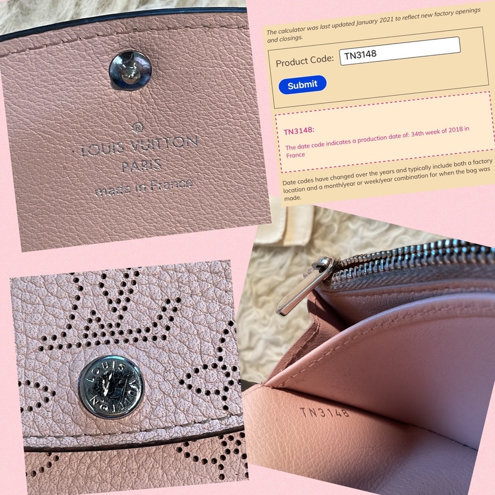 2018 Louis Vuitton Mahina Anae Coin Purse/Wallet. - Picture 13 of 15